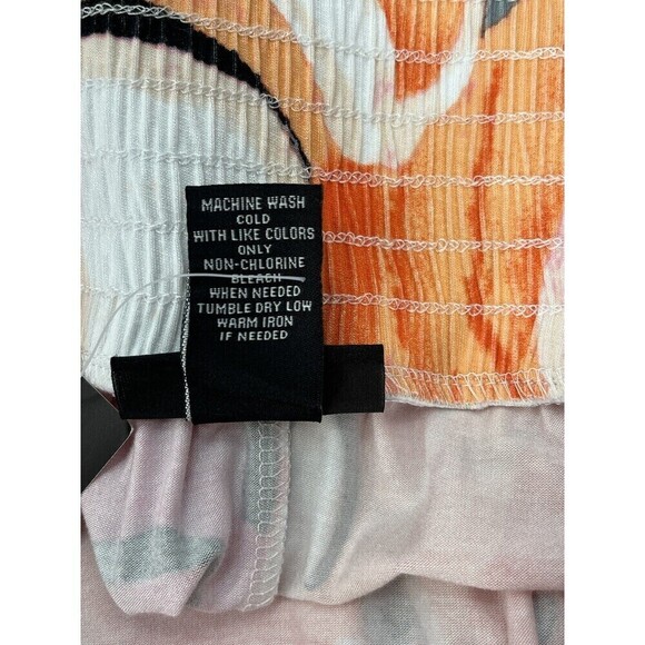 Lane Bryant Women's 26/28 A-Line Skirt  Multicolor Pull On Floral Tropical Beach - Picture 7 of 12